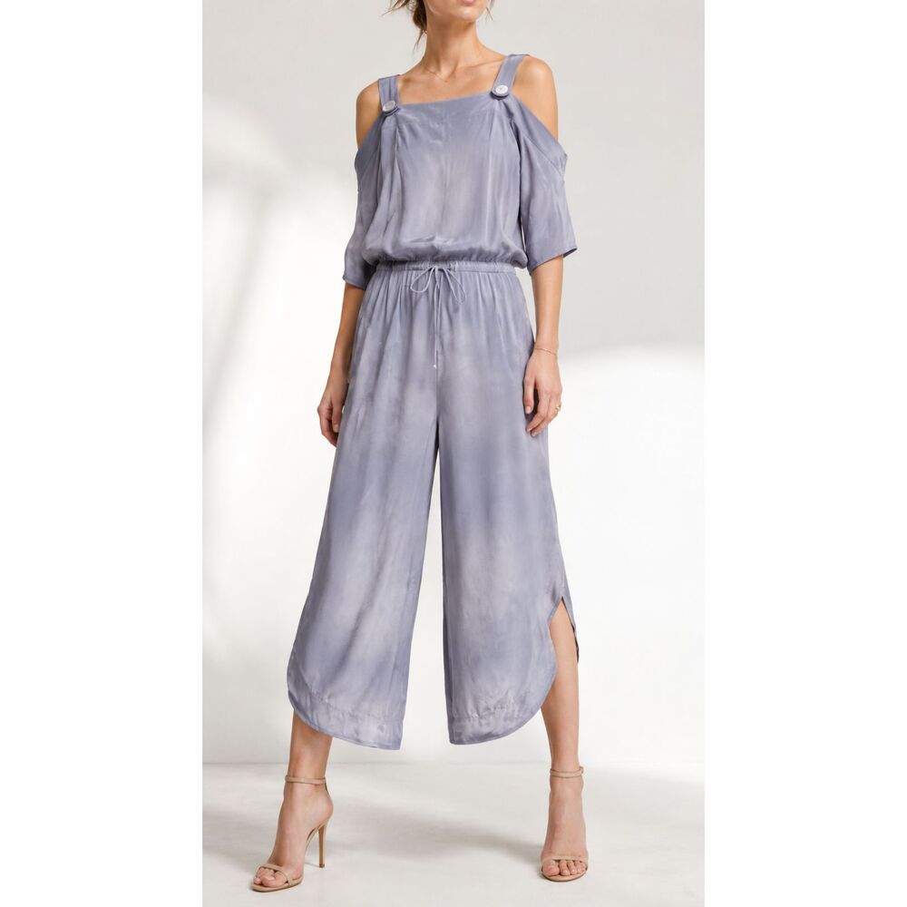 Anthropologie Saturday Sunday XS Kathrynne Open-Shoulder Jumpsuit